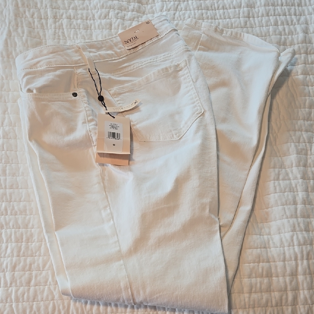 NYDJ White Skinny Jeans